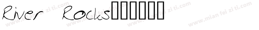 River Rocks字体转换